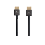 Genuine HDMI To HDMI Slim Cable, Version 1.4, Cable Length 1.8M, Supports 1080p, 1 Year Warranty | GNHD1.8M1.4V-SB