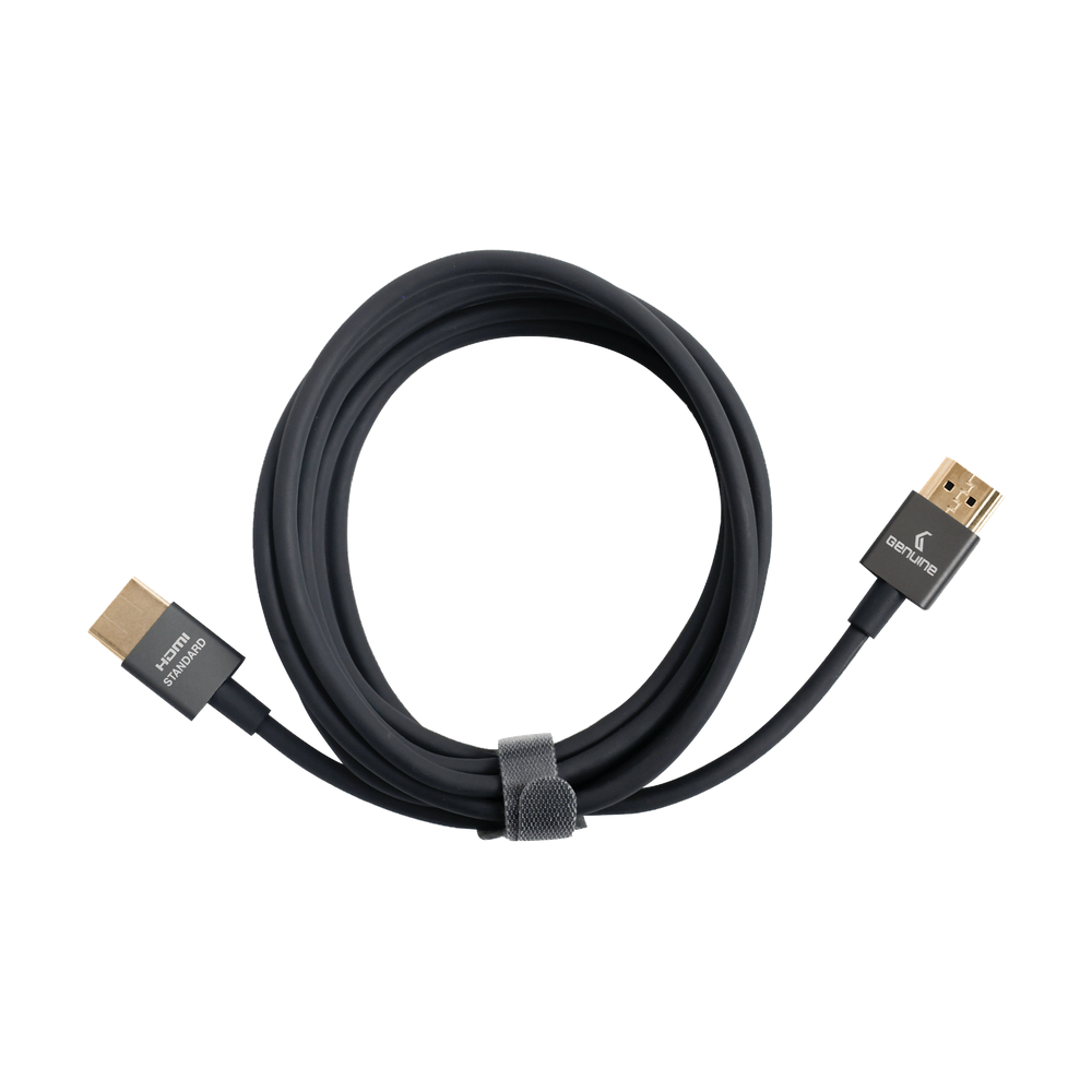 Genuine HDMI To HDMI Slim Cable, Version 1.4, Cable Length 1.8M, Supports 1080p, 1 Year Warranty | GNHD1.8M1.4V-SB