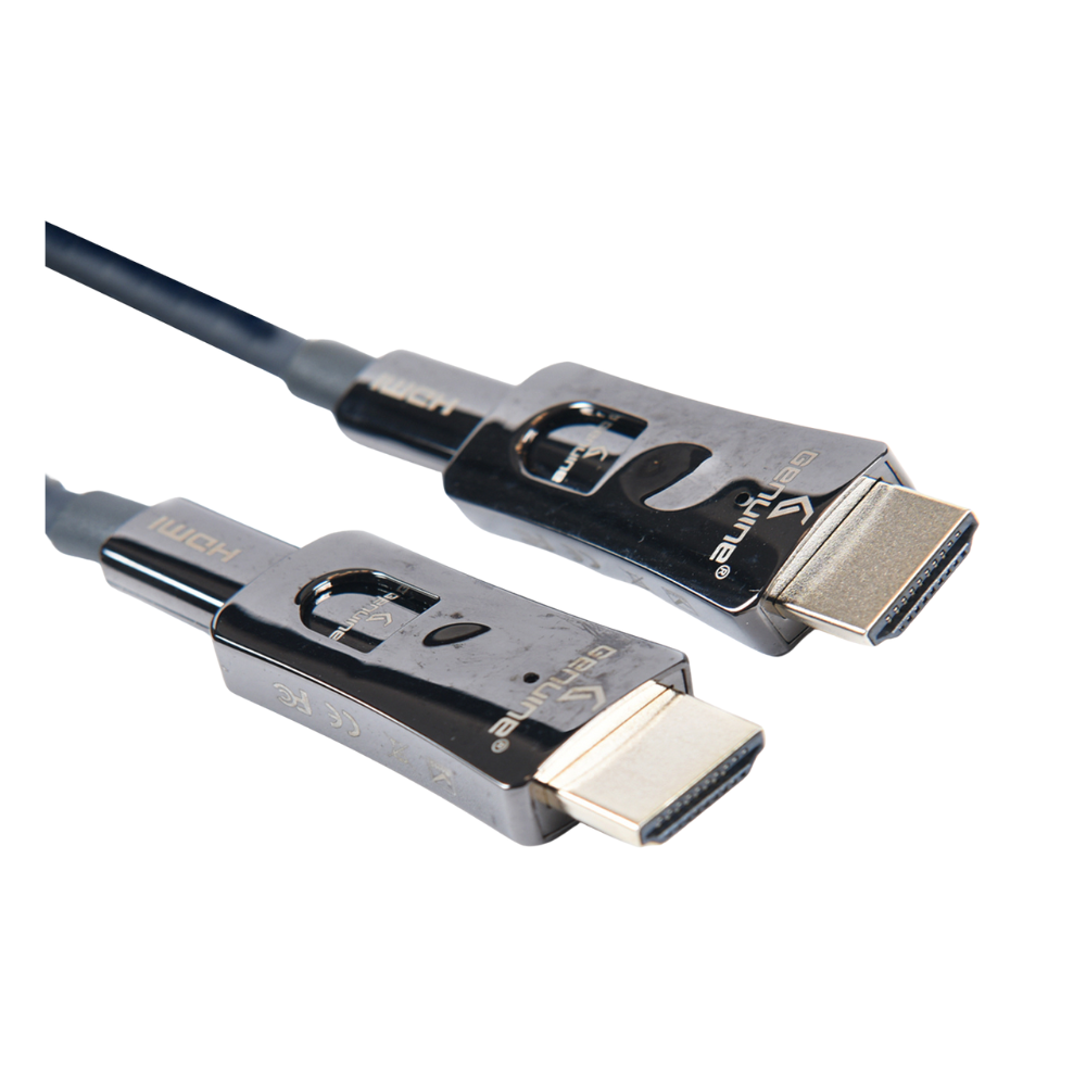 كابل HDMI إلى HDMI بصري أصلي، إصدار 2.0، يدعم 4K، طول الكابل 40 متر، ضمان لمدة سنة واحدة | GNHDFO40M20V