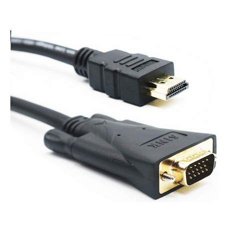 كابل HDMI إلى VGA أصلي، يدعم دقة 1080 بكسل، طول الكابل 3 متر، ضمان لمدة سنة واحدة | GNHDVG3M