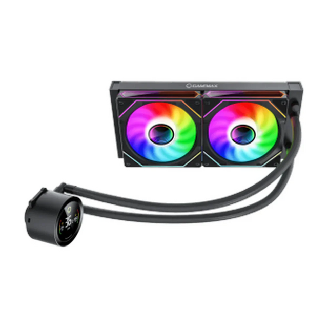 GameMax-Iceberg-240-Digital-Black-AIO-Liquid-CPU-Cooler-ICEBERG240