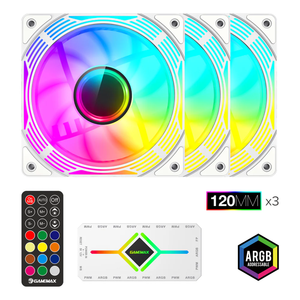 GameMax-KF300-WH-ARGB-Case-Fans-KF300-WH
