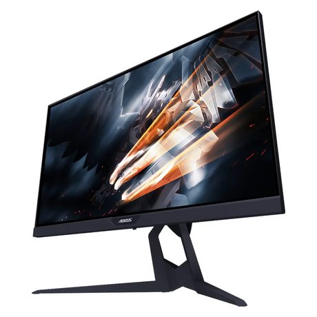 Gigabyte AORUS KD25F Gaming Monitor, 24" FHD (1920 x 1080) Resolution, 240Hz, Anti-glare, 0.5ms (MPRT) Response Time, HDMI, DP, Fully Adjustable Stand, Black, 1 Year Warranty | KD25F
