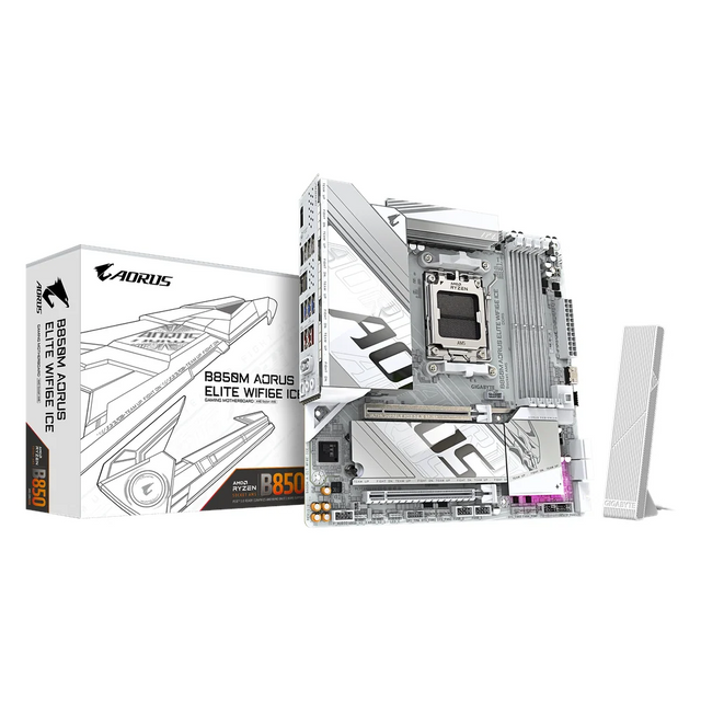 Gigabyte-B850M-AORUS-Elite-ICE-Wi-Fi-6E-Motherboard-B850M-A-ELT-WF6E-ICE