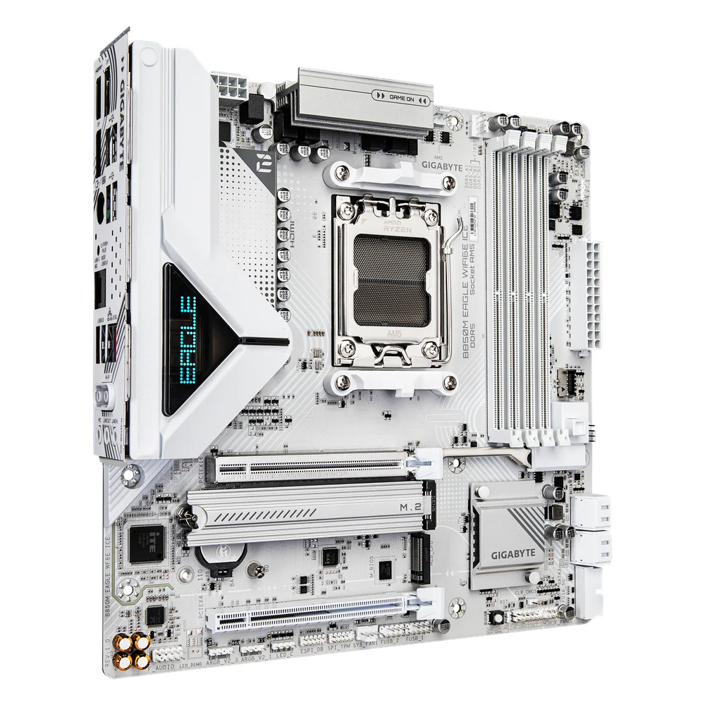 Gigabyte-B850M-EAGLE-WIFI6E-ICE-WHITE-Motherboard-B850M-EAGLE-WF6E-ICE