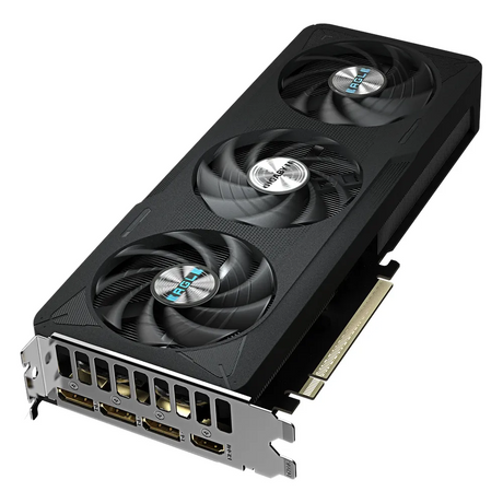 Gigabyte EAGLE MAX OC GeForce RTX 5060 Graphics Card, GDDR7 8GB 128-bit Memory, HDMI 2.1b & DP 2.1b Outputs, PCI Express 5.0, 2550 MHz Core Clock, 28 Gbps Memory Clock, TrIple Windforce Hawk Fans, 1 Year Warranty | GV-N5060EAGLEMAX-OC-8