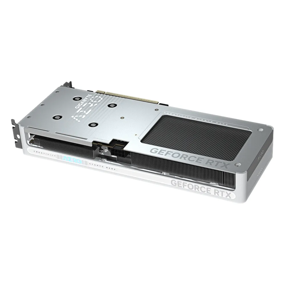 Gigabyte GeForce RTX 5060 Ti AERO OC Graphics Card, GDDR7 8GB 128-bit Memory, HDMI 2.1b & DP 2.1b Outputs, PCI Express 5.0, 2647 MHz Core Clock, 28 Gbps Memory Clock, Triple Windforce RGB Hawk Fans, Dual Bios, White, 1 Year Warranty | GV-N506TAERO-OC-8GD