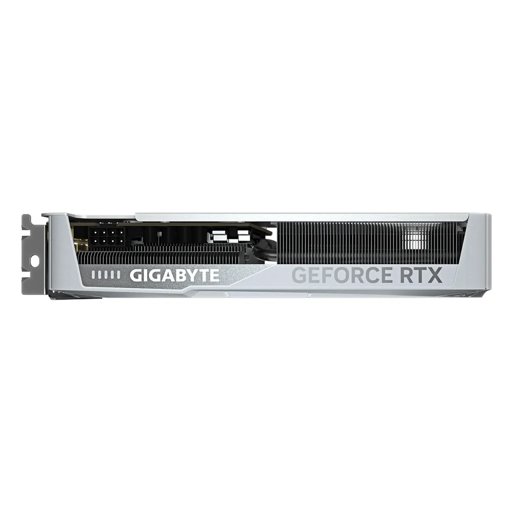 Gigabyte EAGLE OC ICE GeForce RTX 5060 Ti Graphics Card, GDDR7 8GB 128-bit Memory, HDMI 2.1b & DP 2.1b Outputs, PCI Express 5.0, 2617 MHz Core Clock, 28 Gbps Memory Clock, Dual Windforce Hawk Fans, White, 1 Year Warranty | GV-N506TEAGLE-OC-ICE