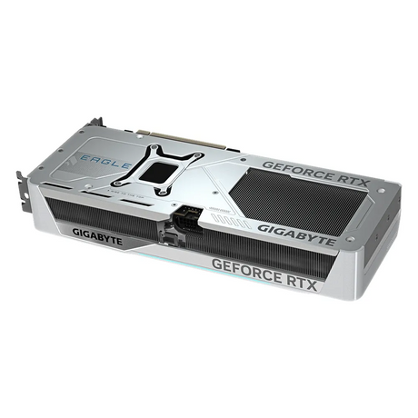 Gigabyte EAGLE OC ICE GeForce RTX 5070 Small Form Factor Graphics Card, GDDR7 12GB 192-bit Memory, HDMI 2.1b & DP 2.1b Outputs, PCI Express 5.0, 2587 MHz Core Clock, 28 Gbps Memory Clock, Triple Windforce Hawk Fans, White, 1 Year Warranty |