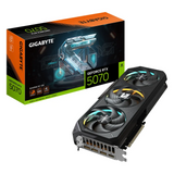 Gigabyte GAMING OC GeForce RTX 5070 Graphics Card, GDDR7 12GB 192-bit Memory, HDMI 2.1b & DP 2.1b Outputs, PCI Express 5.0, 2625 MHz Core Clock, 28 Gbps Memory Clock, Triple Windforce Hawk Fans, RGB Halo, Dual BIOS, 1 Year Warranty | GV-N5070GAMING-OC-12G