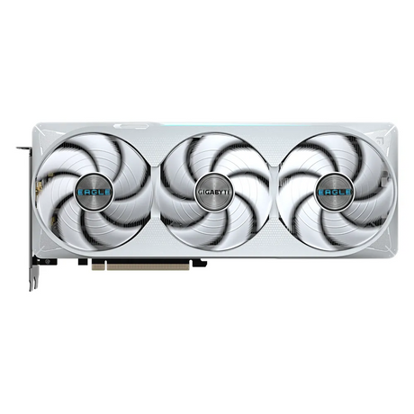 Gigabyte EAGLE OC ICE GeForce RTX 5070 Ti Small Form Factor Graphics Card, GDDR7 16GB 256-bit Memory, HDMI 2.1b & DP 2.1b Outputs, PCI Express 5.0, 2542 MHz Core Clock, 28 Gbps Memory Clock, Triple Windforce Hawk Fans, Dual BIOS, White, 1 Year Warranty
