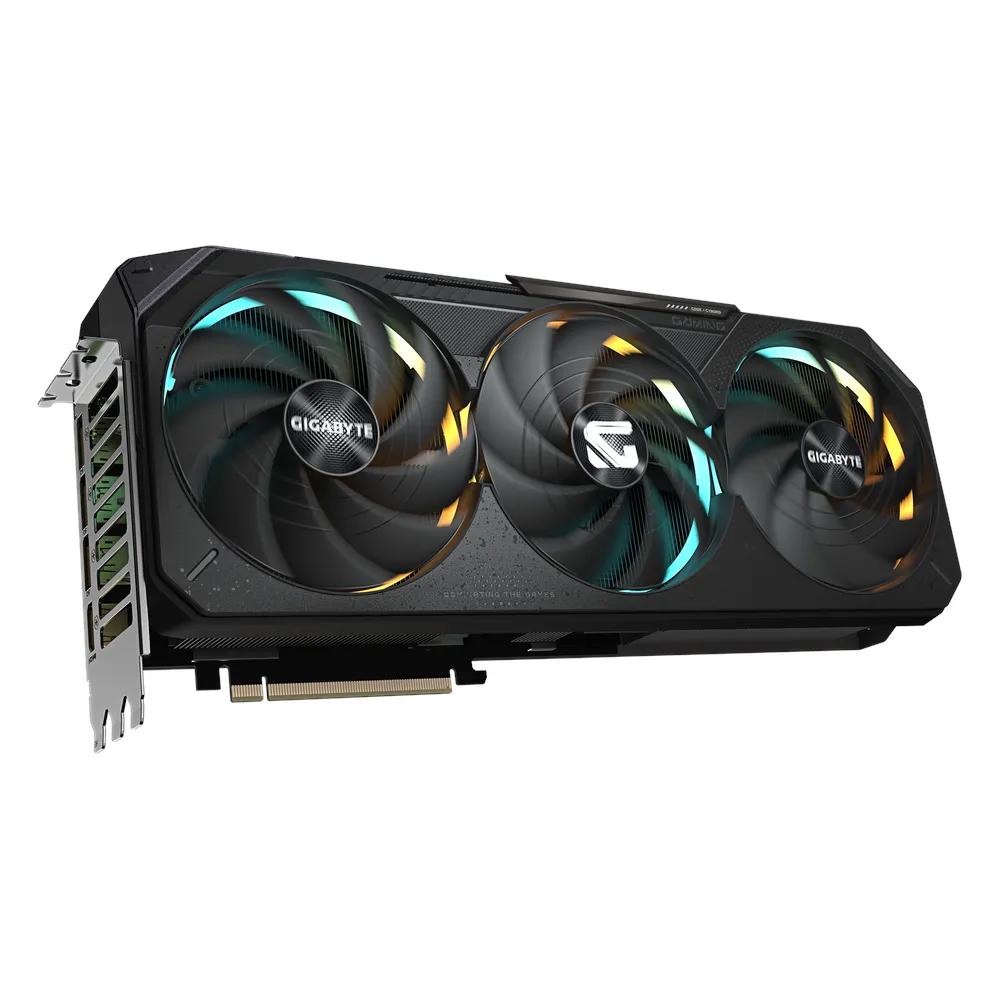 Gigabyte GAMING OC GeForce RTX 5080 Graphics Card, GDDR7 16GB 256-bit Memory, HDMI 2.1b & DP 2.1b Outputs, PCI Express 5.0, 2730 MHz Core Clock, 30 Gbps Memory Clock, Triple Windforce Hawk Fans, RGB Halo, 1 Year Warranty | GV-N5080GAMING-OC-16G