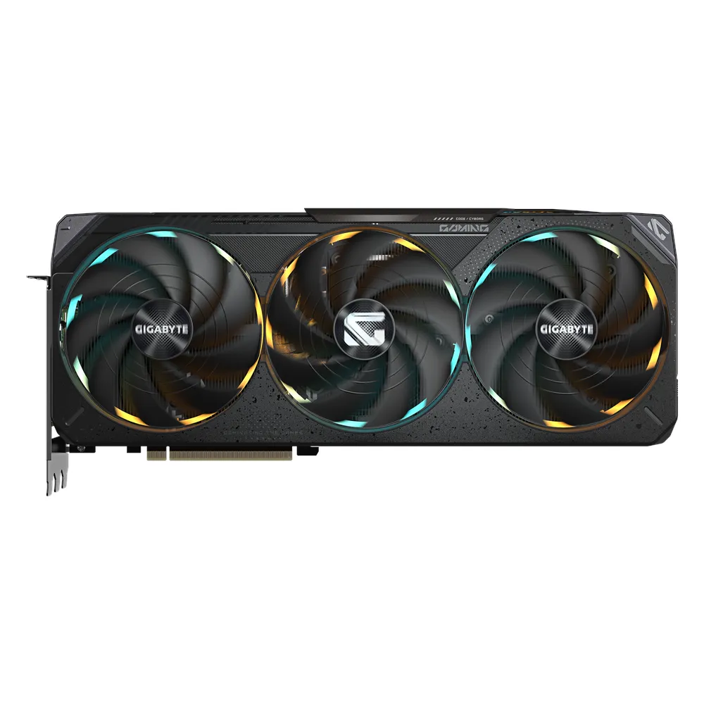 Gigabyte GAMING OC GeForce RTX 5080 Graphics Card, GDDR7 16GB 256-bit Memory, HDMI 2.1b & DP 2.1b Outputs, PCI Express 5.0, 2730 MHz Core Clock, 30 Gbps Memory Clock, Triple Windforce Hawk Fans, RGB Halo, 1 Year Warranty | GV-N5080GAMING-OC-16G