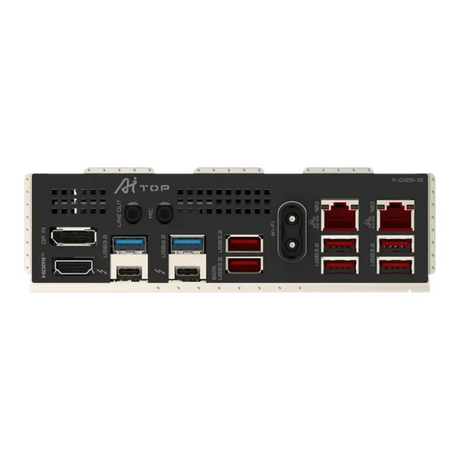Gigabyte W880 AI TOP Motherboard, LGA1851 Socket, E-ATX Form Factor, DDR5 Ram, PCIe 5.0, Wi-Fi 7, Bluetooth v5.4, Dual 10GbE LAN, Dual Thunderbolt 5, USB4 Type-C, 1 Year Warranty | W880-AI-TOP