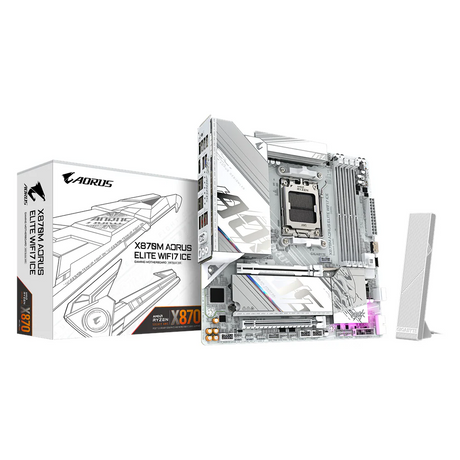 Gigabyte-X870M-AORUS-ELITE-WIFI7-ICE-Motherboard-X870M-A-ELITE-WF7-ICE