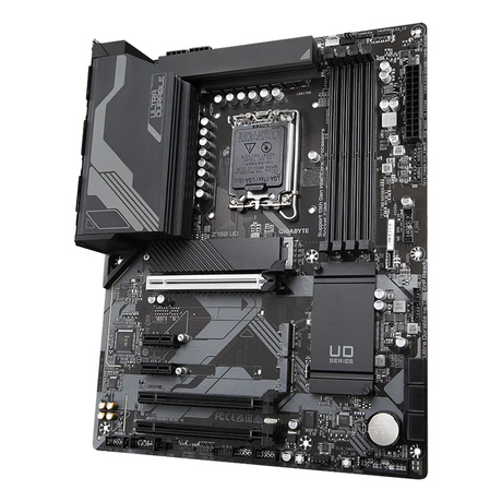 Gigabyte Z790 UD Motherboard, LGA1700 Socket, ATX Form Factor, DDR5 Ram, PCIe 5.0, HDMI, DisplayPort, Realtek 2.5Gb Ethernet, USB 3.2 Gen 2x2 Type-C, 1 Year Warranty | Z790-UD