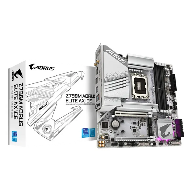 Gigabyte-Z790M-AORUS-ELITE-AX-ICE-Gaming-Motherboard-Z790M-A-ELITE-AX-ICE