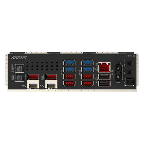 Gigabyte Z890 AORUS MASTER Motherboard, LGA1851 Socket, ATX Form Factor, DDR5 Ram, PCIe 5.0, Wi-Fi 7, Bluetooth v5.4, Dual Thunderbolt 4, Marvell 10Gb Ethernet, 1 Year Warranty | Z890-AORUS-MASTER