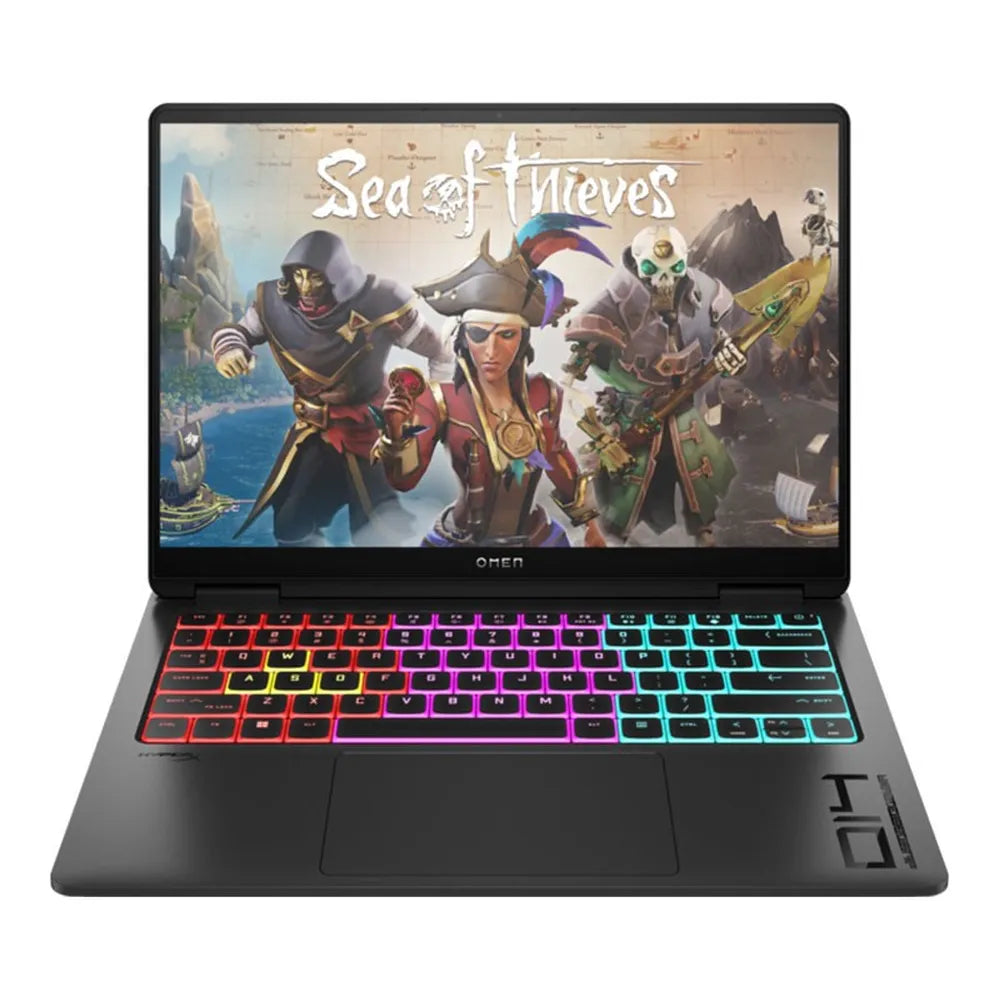 HP OMEN Transcend 14-fb0001ne Gaming Laptop, Intel Core Ultra 9 185H Processor, 32GB RAM, 1TB SSD, 8GB NVIDIA GeForce RTX 4070 Graphics, 14" 3K OLED 120Hz Display, Windows 11 Home, English & Arabic Backlit Keyboard, 1 Year Warranty | 9V9J2EA