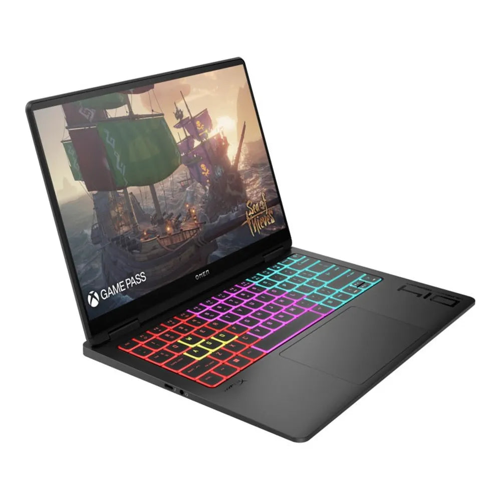 HP OMEN Transcend 14-fb0001ne Gaming Laptop, Intel Core Ultra 9 185H Processor, 32GB RAM, 1TB SSD, 8GB NVIDIA GeForce RTX 4070 Graphics, 14" 3K OLED 120Hz Display, Windows 11 Home, English & Arabic Backlit Keyboard, 1 Year Warranty | 9V9J2EA