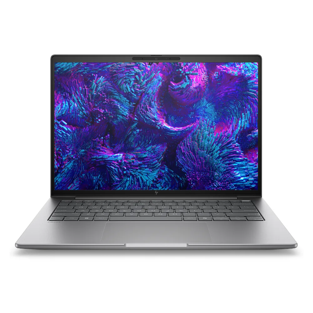 HP ZBook 8 G1i Mobile Workstation Laptop, Intel Core Ultra 7 255H Processor, 16GB RAM, 1TB SSD, 14" WUXGA Display, 4GB NVIDIA RTX 500 Ada Graphics, Windows 11 Pro, English & Arabic Backlit Keyboard, 1 Year Warranty | B30KWES