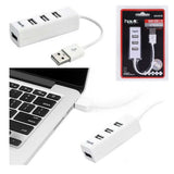 Havit HV-H18 موزع USB 2.0 بأربع منافذ، USB-A 2.0، تصميم صغير، أبيض، ضمان لمدة سنة | HV-H18-WH