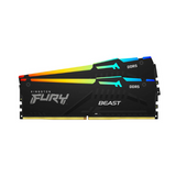 Kingston Fury Beast R GB Memory Kit, 64 GB (2x32 GB), DDR5 DRAM, 5600 MT/s, CL-40, Black, 1 Year Warranty | KF556C40BBAK2-64
