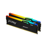 Kingston Fury Beast R GB Memory Kit, 64 GB (2x32 GB), DDR5 DRAM, 5600 MT/s, CL-40, Black, 1 Year Warranty | KF556C40BBAK2-64