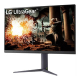 LG UltraGear IPS Gaming Monitor, 32" QHD (2560 x 1440) Resolution, 180Hz, Anti-glare, 1ms (GtG) Response Time, HDMI, DP, Tilt/Height/Pivot Adjustable Stand, G-Sync Compatible, Black, 1 Year Warranty | 32GS75Q-B