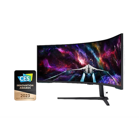 Samsung Odyssey Neo G9 G95NC LS57CG952NMXUE 57" DUHD (7680 x 2160) Monitor, Anti-glare, HDMI, DP, Height/Swivel/Tilt Adjustable, 1 Year warranty | LS57CG952NMXUE