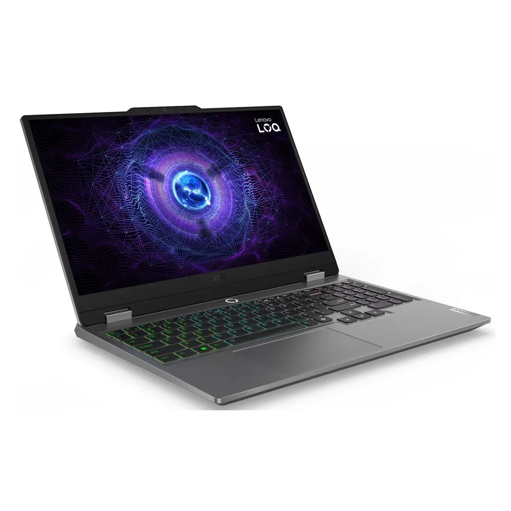 Lenovo LOQ 15IRX9 Gaming Laptop, Intel Core i5-13450HX Processor, 16GB RAM, 512GB SSD, 6GB NVIDIA GeForce RTX 3050 Graphics, 15.6" FHD 144Hz Display, DOS, English RGB Backlit Keyboard, 1 Year Warranty | 83DV0073PS