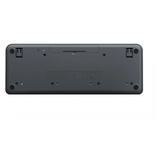 Logitech K250 Compact Bluetooth Wireless Keyboard, Compact Layout with Number Pad, 12 months Battery life, 10m Wireless range, Black, 1 Year Warranty | 920-013463