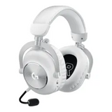 Logitech PRO X 2 LIGHTSPEED Wireless Gaming Headset, USB, Bluetooth, Electret Condenser Microphone, Compatible with PlayStation 5 & PlayStation 4, White, 1 Year Warranty | 981-001269