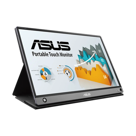 ASUS ZenScreen MB16AMT 15.6" FHD(1920x1080) Touch Portable Monitor, Anti-glare, USB-C, Micro HDMI, 3 Year warranty | MB16AMT