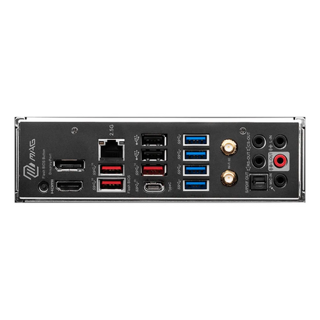 MSI MAG B650 Tomahawk WIFI Gaming Motherboard, AM5 Socket, ATX Form Factor, DDR5 Ram, PCIe 4.0, USB 20Gbps, HDMI, DP, Wi-Fi 6E, Bluetooth, Realtek 2.5Gb Ethernet, M.2 Shield Frozr, Extended Heatsink Design, 1 Year Warranty | 911-7D75-010