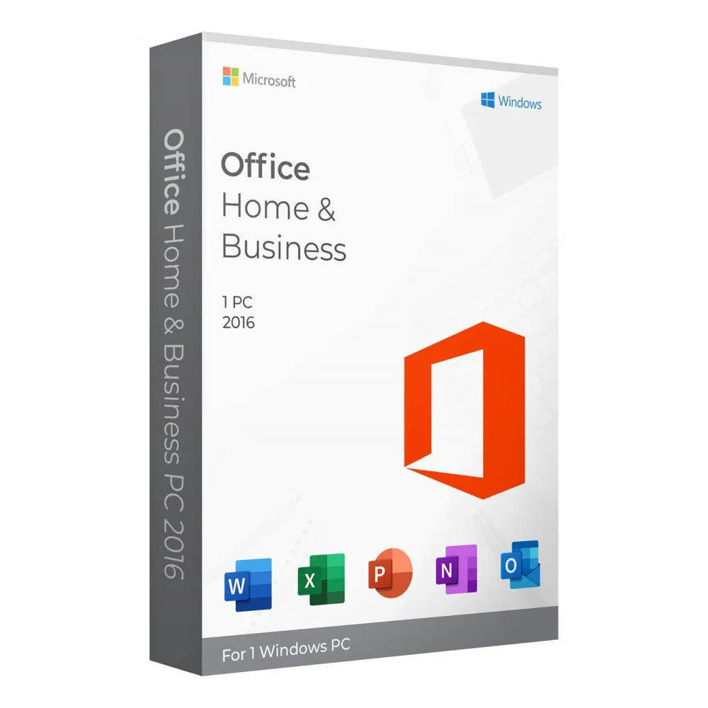 Microsoft Office Home & Business 2016 Mac License, 1 x User, Intel Processor, 4GB RAM, 6GB Storage, Electronic License, macOS Required | W6F-00529-00945