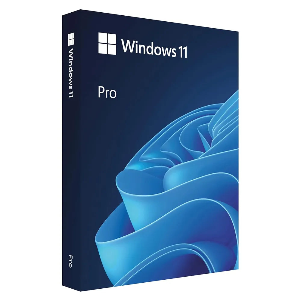 Microsoft Windows 11 Pro 64-bit License, 1 x Device, 1 GHz Processor, 4GB RAM, 64GB Storage, DVD, TPM Required | FQC-10528