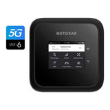 NETGEAR Nighthawk M6 5G Mobile Hotspot Router, WiFi 6, 5G Sub-6 Support, Up to 2.5 Gbps 5G Speeds, Up to 3.6 Gbps WiFi Speeds, Qualcomm Snapdragon X62 Modem, Supports Up To 32 Devices, 2.4" LCD Color Touchscreen, 1 Year Warranty | MR6150-100EUS