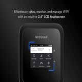 NETGEAR Nighthawk M6 5G Mobile Hotspot Router, WiFi 6, 5G Sub-6 Support, Up to 2.5 Gbps 5G Speeds, Up to 3.6 Gbps WiFi Speeds, Qualcomm Snapdragon X62 Modem, Supports Up To 32 Devices, 2.4" LCD Color Touchscreen, 1 Year Warranty | MR6150-100EUS