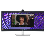DELL P3424WEB 34" WQHD(3440 x 1440) Curved Video Conferencing Monitor, Anti-glare, HDMI, DP, RJ-45, USB-C, Height/Tilt/Swivel, Adjustable, 3 Year warranty | P3424WEB