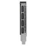PNY NVIDIA RTX PRO 4000 Blackwell Workstation Graphics Card, 8960 CUDA Cores, GDDR7 24GB 192-bit ECC Memory, 4x DisplayPort 2.1b Outputs, PCI Express 5.0, 672 GB/s Memory Bandwidth, Blower Active Fan Cooling System, 1 Year Warranty | VCNRTXPRO4000-SB