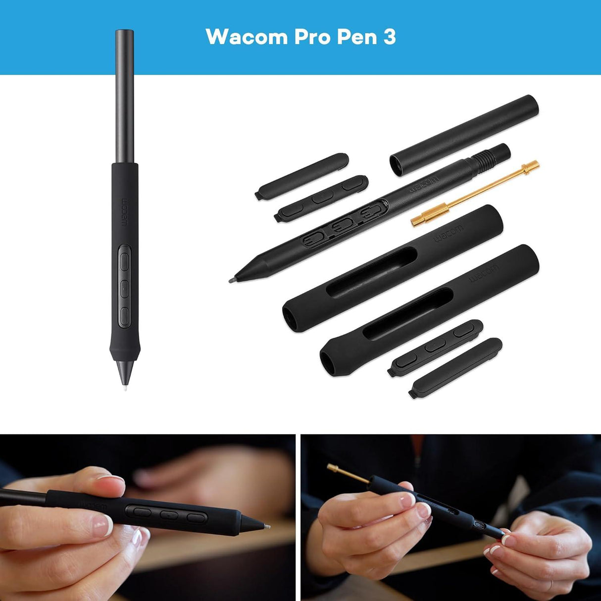 Wacom Intuos Pro Small, USB port, Bluetooth, English, German, Russian, Swedish, and Polish, 1 Year Warranty | PTK470K0B