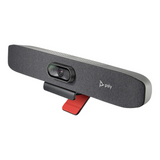 Poly Studio R30 USB Video Bar, Poly DirectorAI, Bluetooth 4.2 & Wi-Fi Connectivity, Beamforming Microphone Array, 1 Year Warranty | 842D2AA