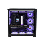 Pre-Built Lian Li O11 Vision Tower Gaming PC, AMD Ryzen 7 9800X3D Processor, 32GB RAM, 4TB SSD, 16GB Asus RX 9070XT Prime OC, Gigabyte X870 Gaming WiFi6 Motherboard, Liquid Cooler, NZXT 1000W Power Supply, DOS, 1 Year Warranty | Lian-Li-R7-RX9070XT