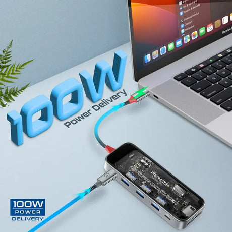 Promate-9-in-1-USB-C-Multiport-Hub-TRANSHUB-GO