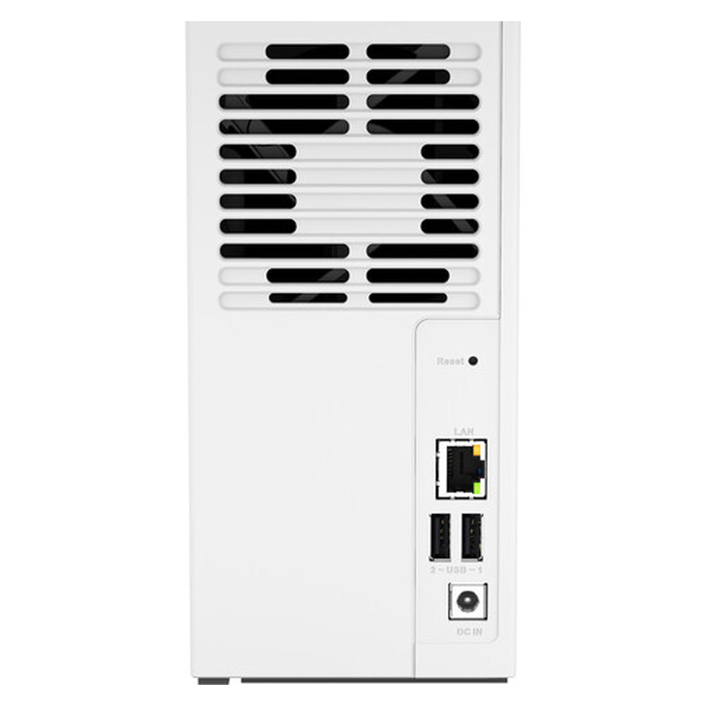 QNAP TS-233 2-Bay Tower NAS Box, ARM Cortex-A55 2.0GHz Processor, 2GB RAM, Gigabit Ethernet Port, 1 Year Warranty | TS-233