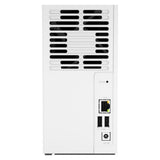 QNAP TS-233 2-Bay Tower NAS Box, ARM Cortex-A55 2.0GHz Processor, 2GB RAM, Gigabit Ethernet Port, 1 Year Warranty | TS-233