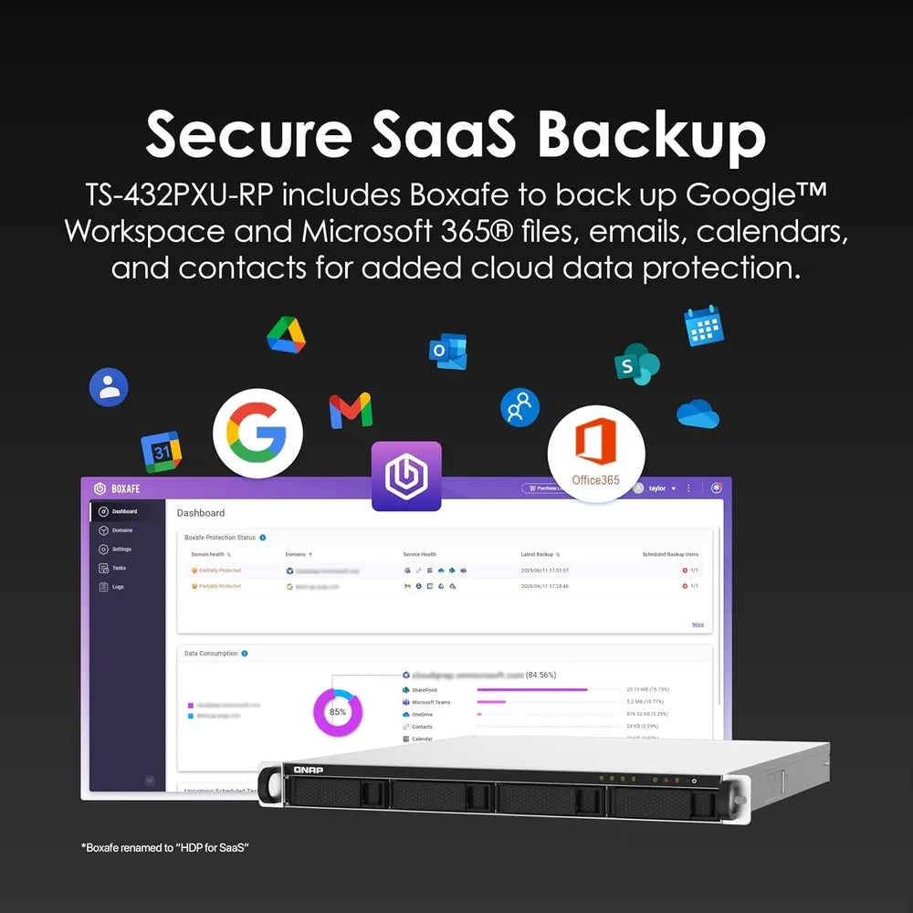 صندوق QNAP NAS TS-432PXU-RP-2G