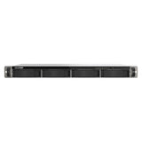 QNAP TS-433EU 4-Bay Short Depth Rackmount NAS Box, ARM Cortex-A55 Processor, 4GB RAM, 2x 2.5GbE Ports, 1U Form Factor, 1 Year Warranty | TS-433EU