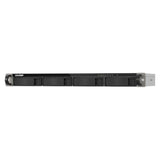 QNAP TS-433EU 4-Bay Short Depth Rackmount NAS Box, ARM Cortex-A55 Processor, 4GB RAM, 2x 2.5GbE Ports, 1U Form Factor, 1 Year Warranty | TS-433EU